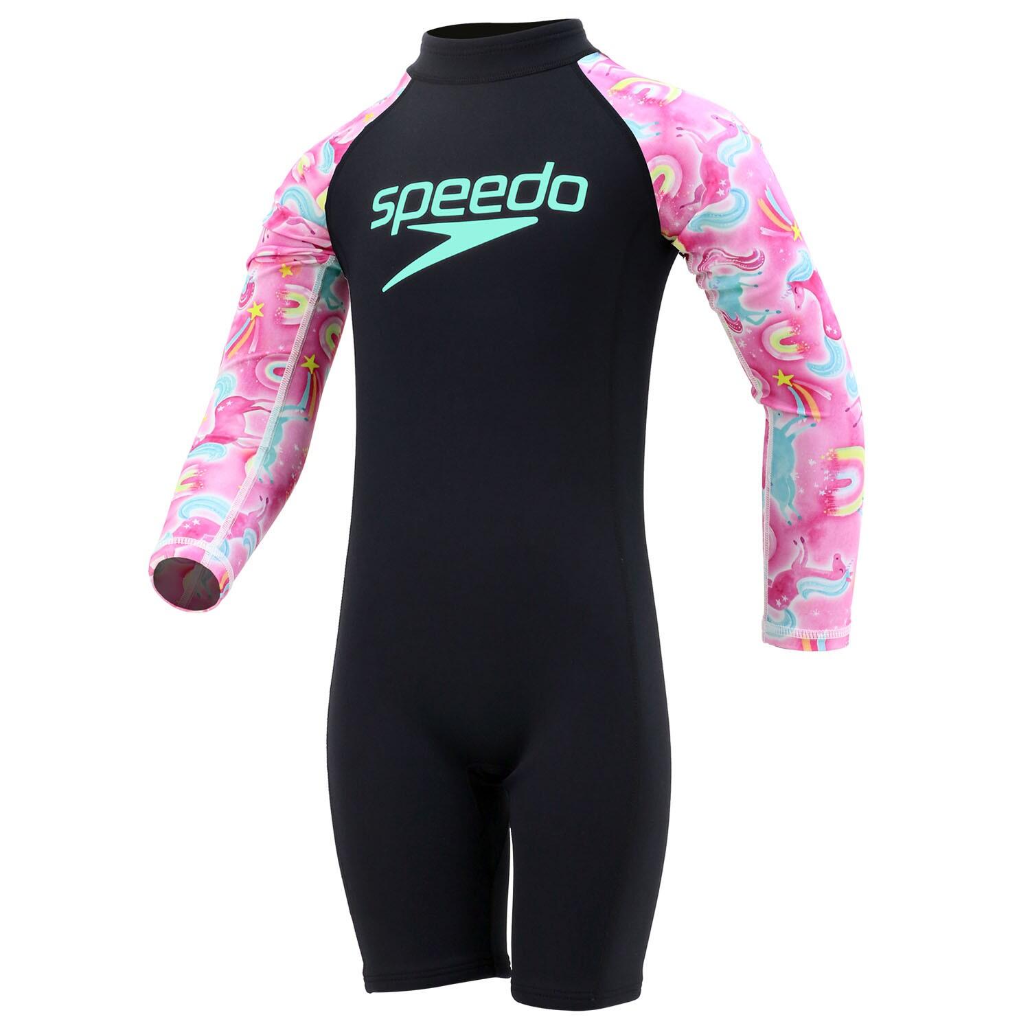 SPEEDO COMPLETO BAMBINO SPEEDO COMBOFIT SPRINGSUIT MULTISPORT NEOPRENE BLACK-PINK SP.