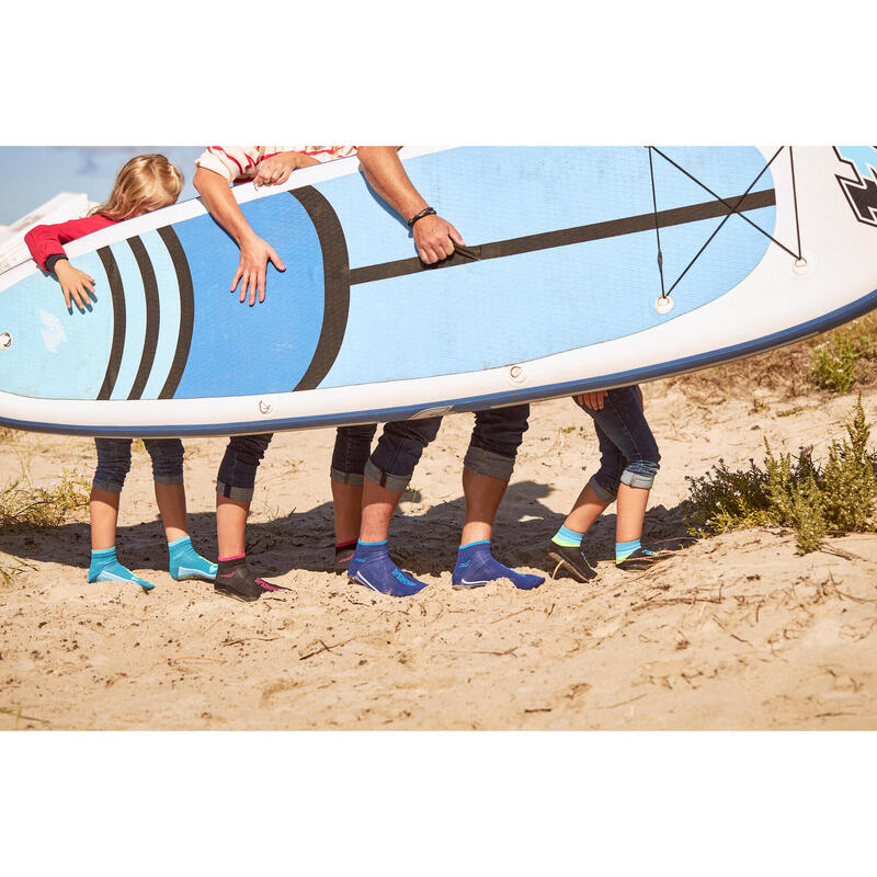 Chaussettes d'eau/Chaussettes de plage - unicolore noir