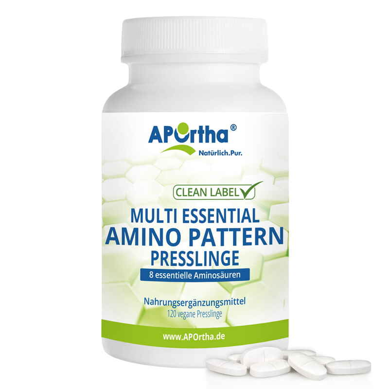 Multi essential Amino Pattern EAA mit BCAA - 120 vegane Presslinge