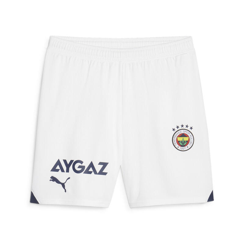 Shorts de fútbol Fenerbahçe S.K. PUMA White Medieval Blue