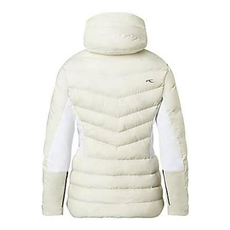 Kjus Damen Duana Winterjacke pebble rock-white