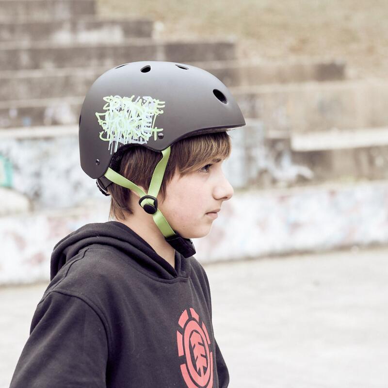 Casque Urban Radical Grafitti Noir Taille Unique