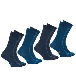 Lot de 4 paires de chaussettes hautes homme Crew Ecopack