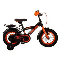 Thombike 12 Pouces 21,5 cm Garçon Frein à rétropédalage Noir/Orange