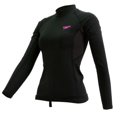 MAGLIA DONNA SPEEDO XTHERMAL 1XT CASUAL BASE LAYER IDROREPELLENTE BLACK-EC