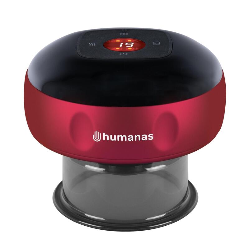 Humanas BB01 - Elektromos kínai köpölyöző Készülék - Piros