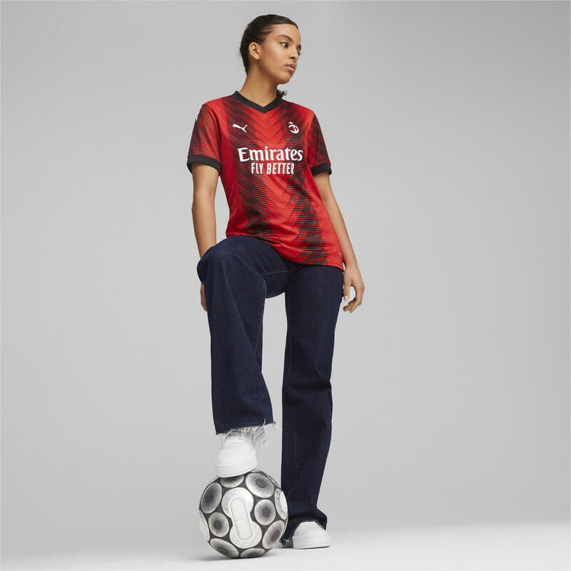 A.C. Milan replica thuisshirt voor dames PUMA For All Time Red Black