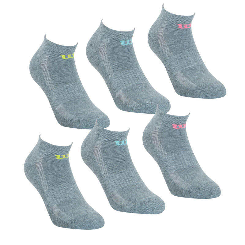 Lot de 6 paires de chaussettes basses femme Essentiel