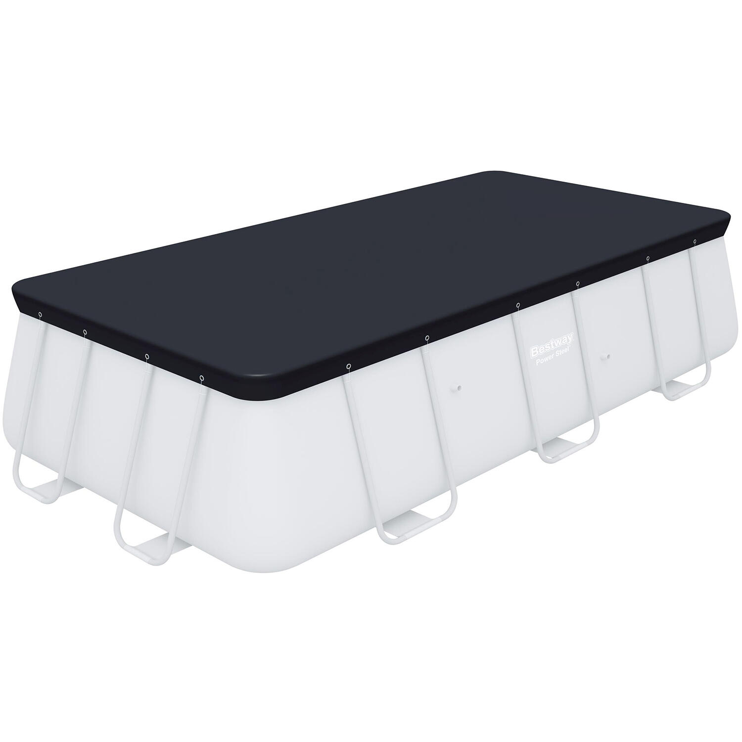 Bestway - Bestway Bâche Pour Piscine Hors Sol Rect Angulaire De 4,04 M Et 4,12 M - Bâche Piscine - Gris - Taille Unique - Decathlon