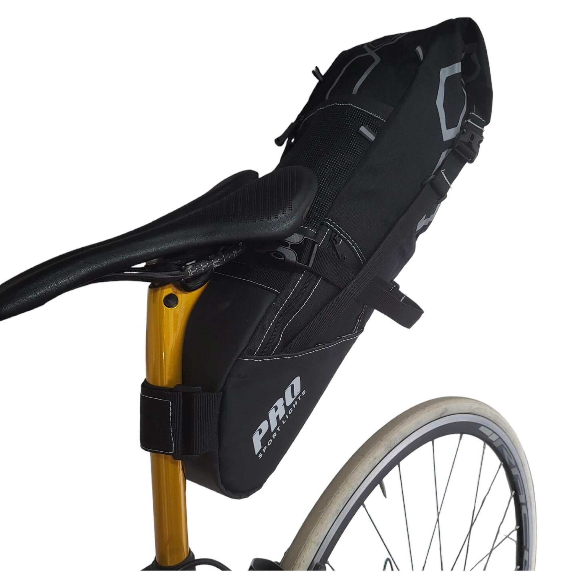 Sacoche De Selle RockBros 1,5L Imperméable Ultra Légère - Noir Réfléchissant