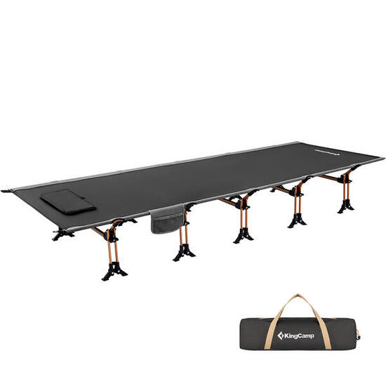 Alu Feldbett XL Outdoor Klick Klappbett Camping Liege 30cm Hoch 250 kg