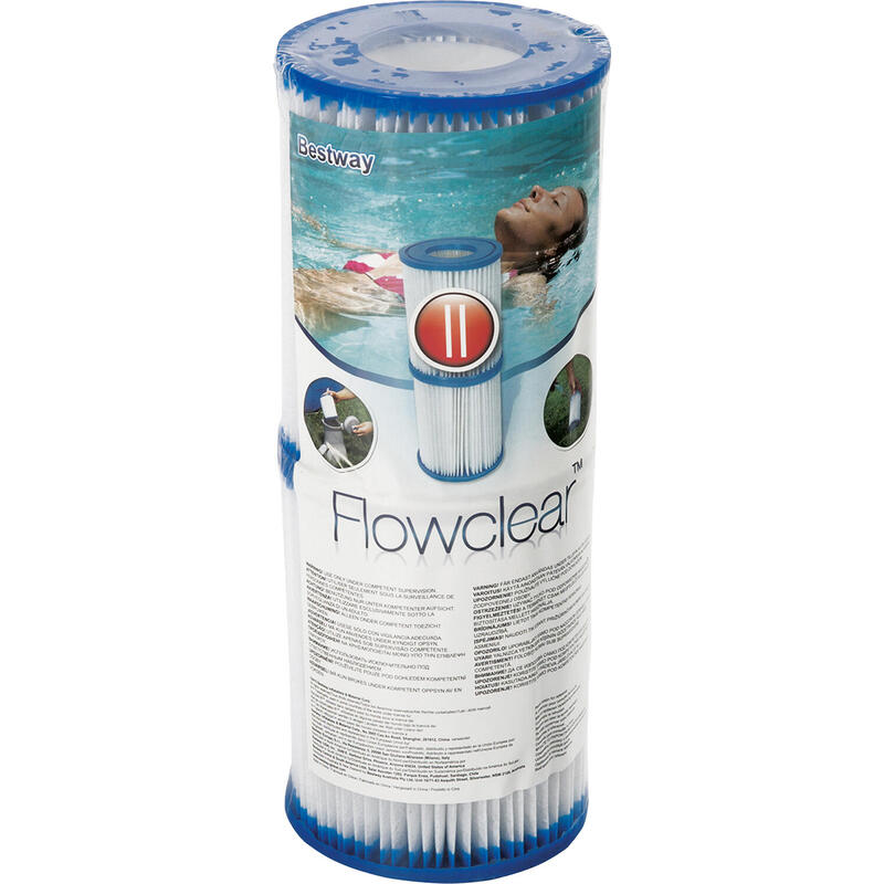 Bestway - Flowclear - Cartouche filtrante Type II