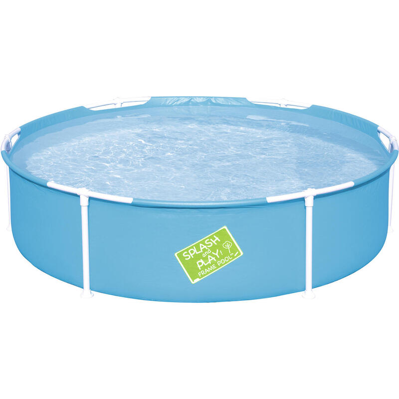 Piscina Intex 122x122x30cm de 337lts en lona resistente f