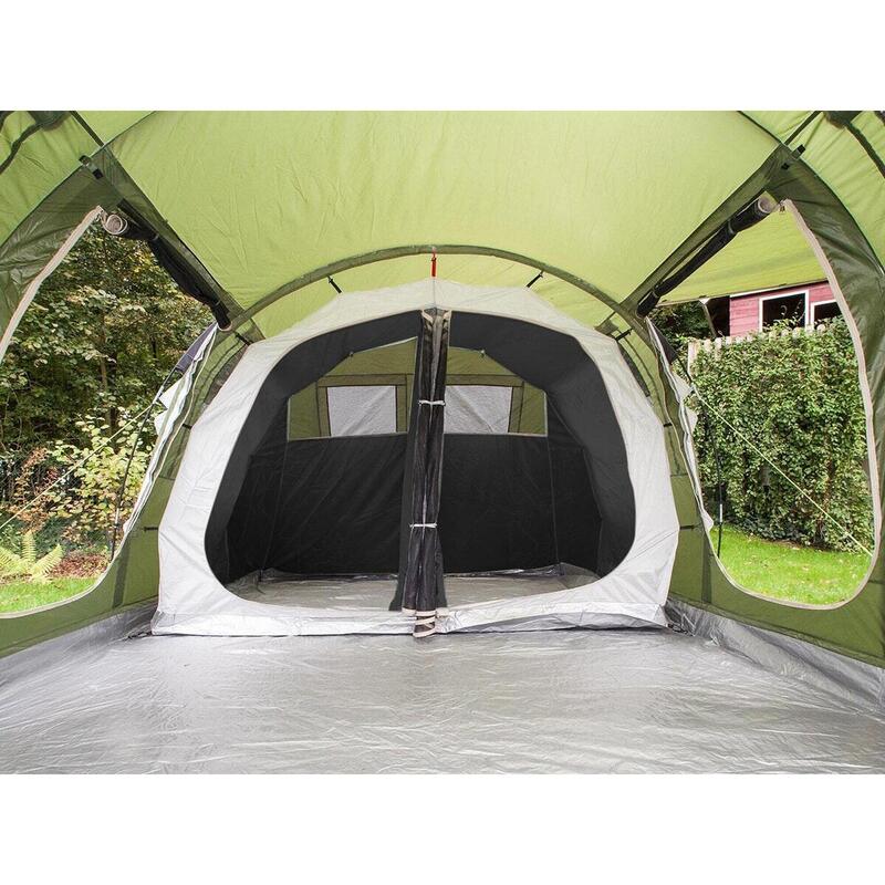 Tenda de campismo familiar túnel Gotland 4 pessoas - chão de tenda cosido