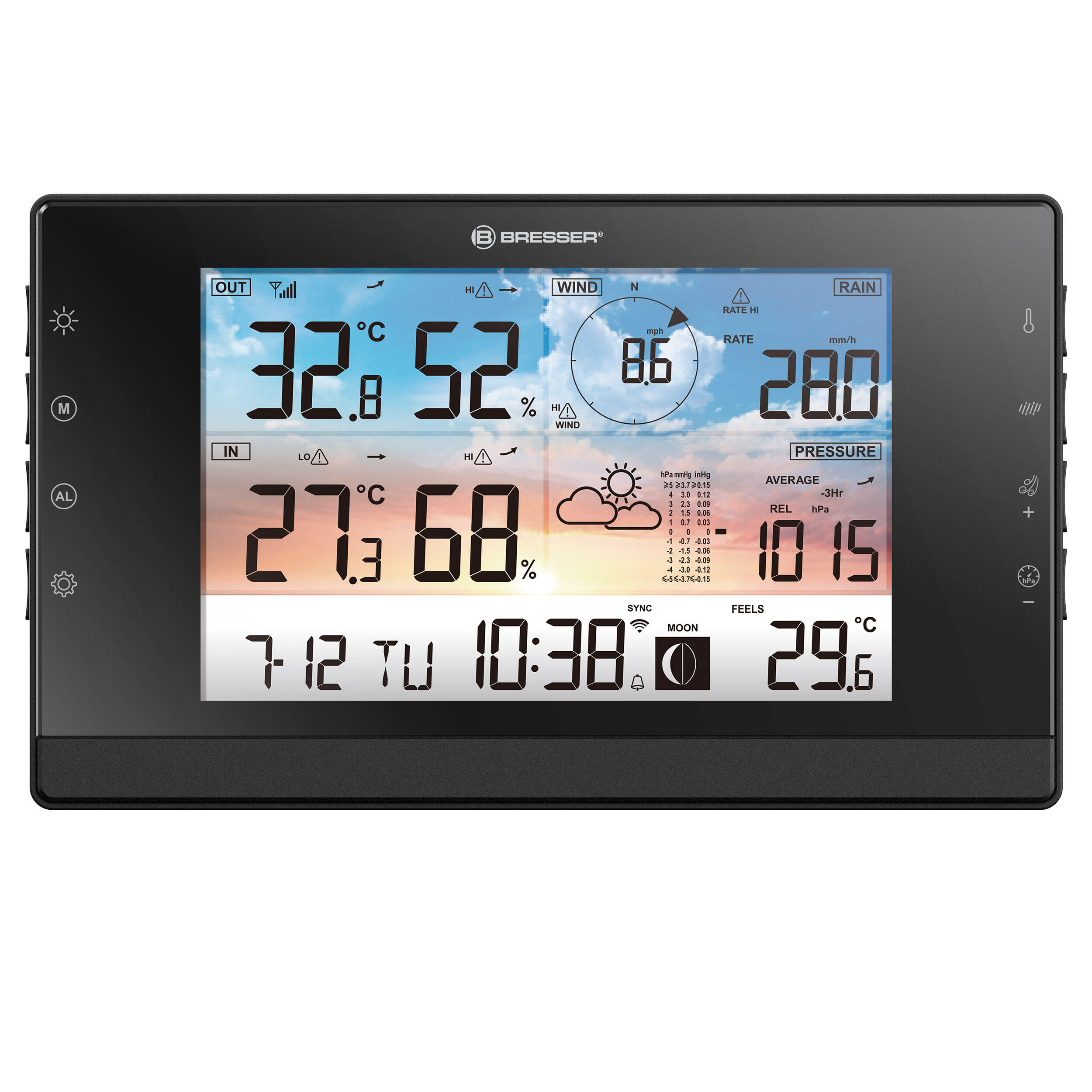 BRESSER WLAN-Wetterstation WSC mit 5-in-1-Multi-Sensor 3/7