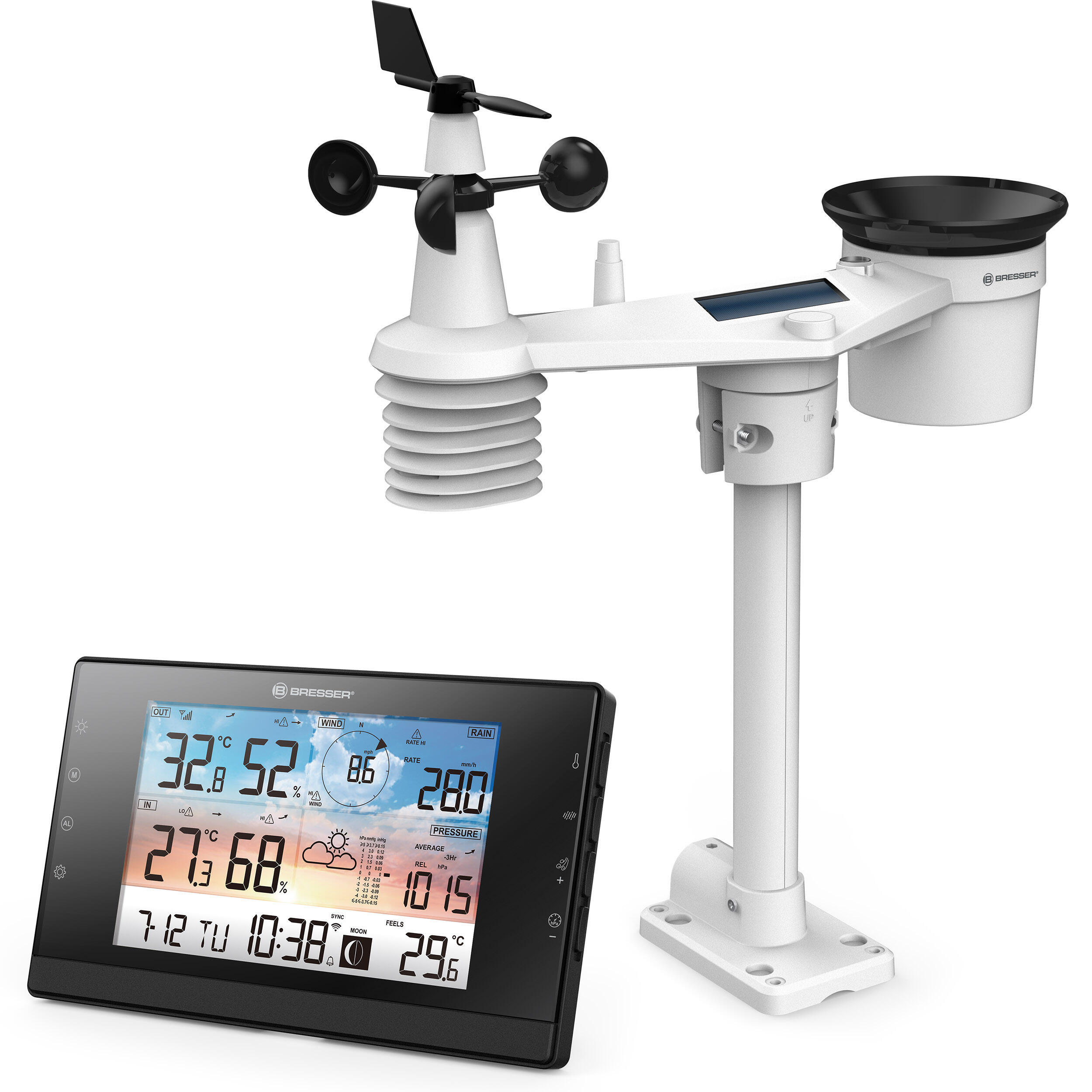 BRESSER WLAN-Wetterstation WSC mit 5-in-1-Multi-Sensor 1/7