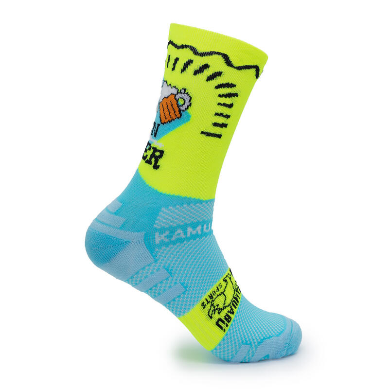 CHAUSSETTES DE RUNNING BIÈRE - COULEUR BIÈRE - Taille UNISEXE