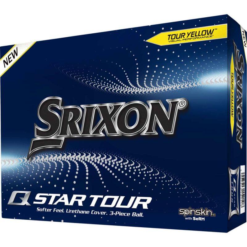 SRIXON Confezione da 12 palline da golf Srixon Q-Star Tour Giallo