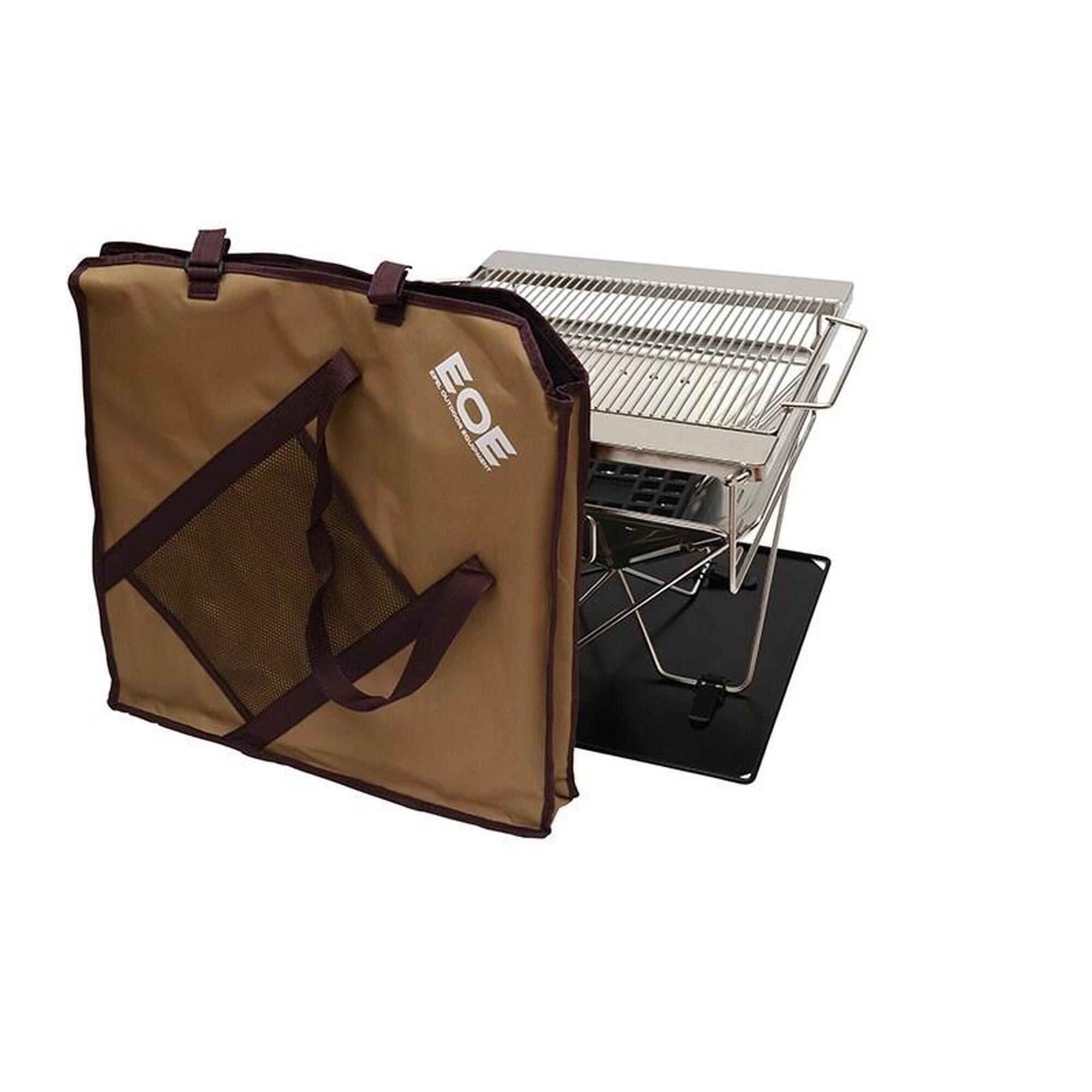 Eifel Outdoor Equipment Sollig XL Mobile Feuerschale BBQ 3/4