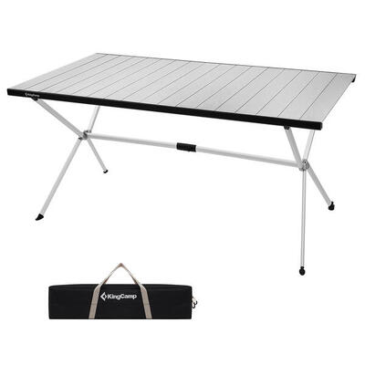 Campingtafel camping roltafel vouwtafel tuin aluminium 146x80cm