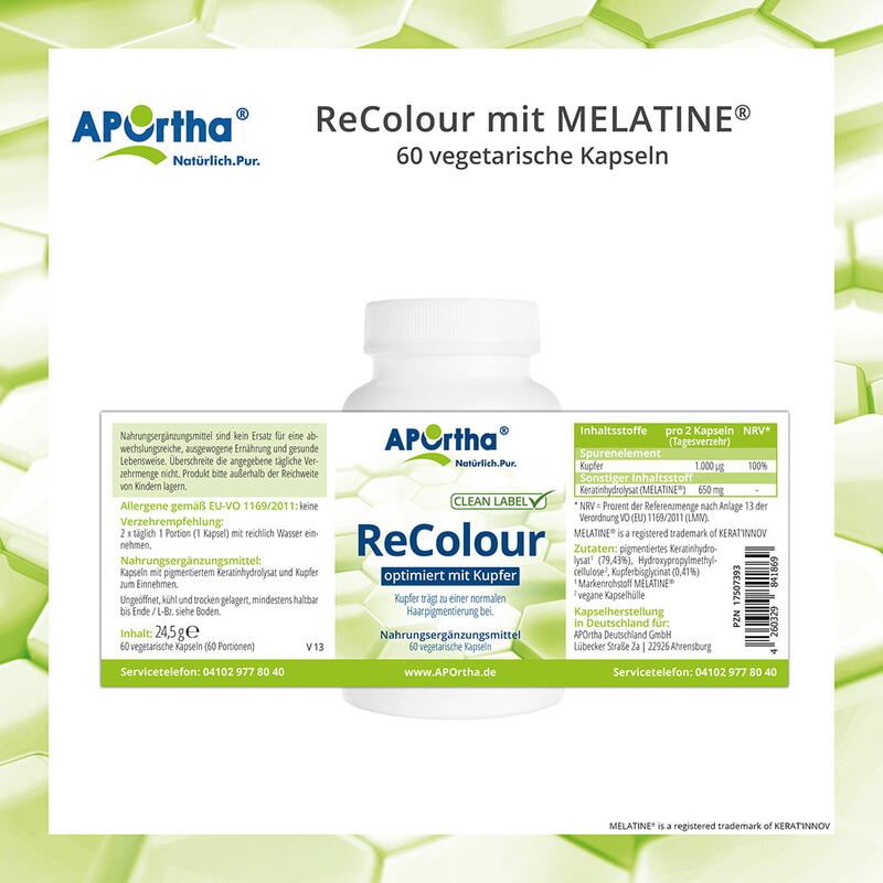 ReColour mit MELATINE® - 60 Kapseln