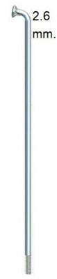 Sapim spaak 12-180 z nippel (1 stuk)