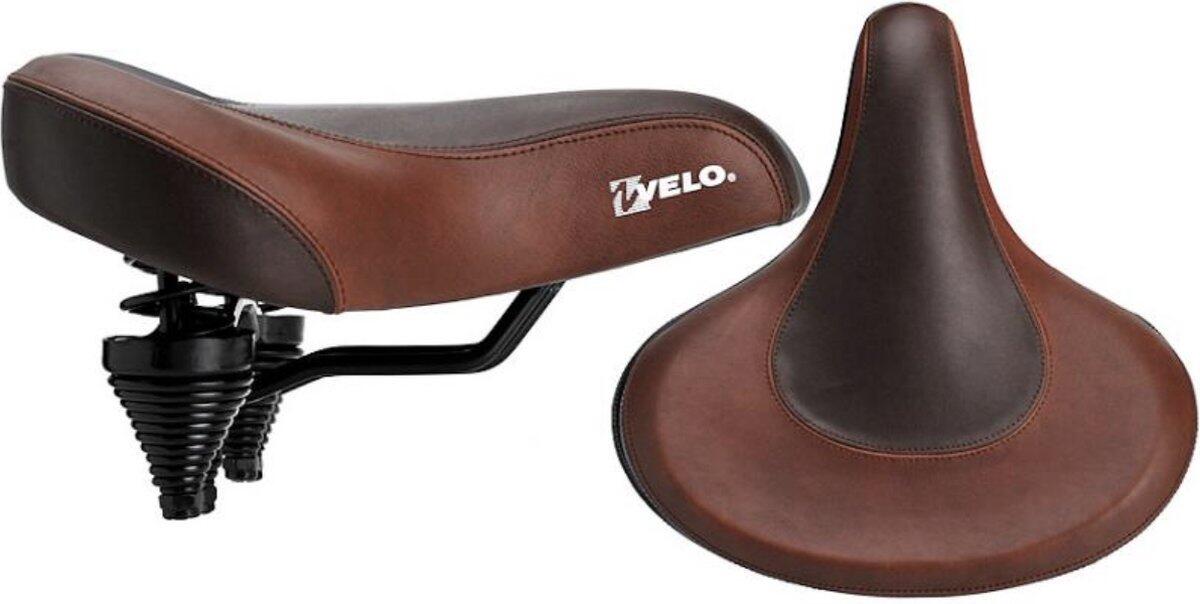 Selim de Bicicleta para Mulher Conforto Cruiser Selim Castanho 5/5