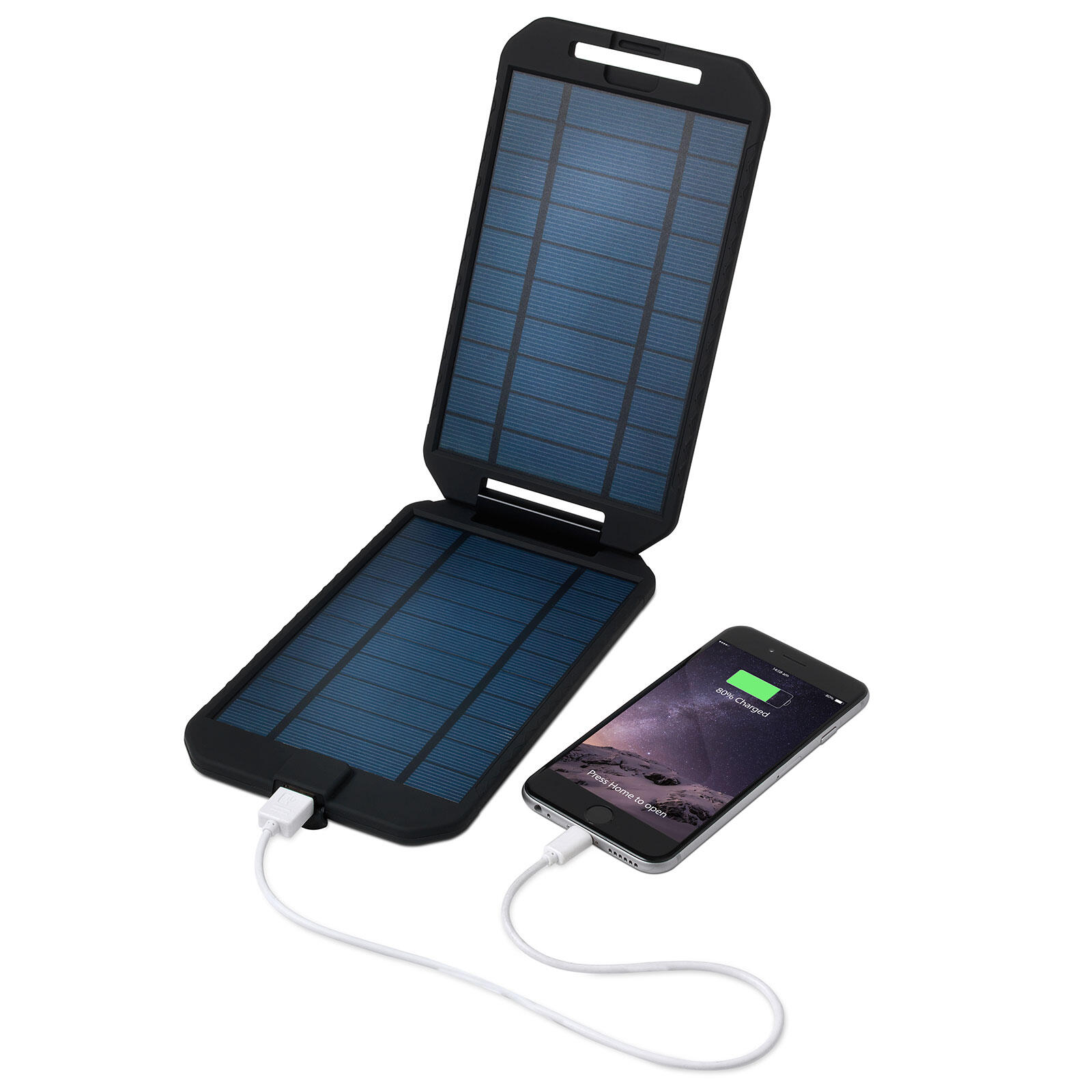 Panneau solaire Extreme Solar 5 W Chargeur extérieur 5V/1A USB pliable 4/5