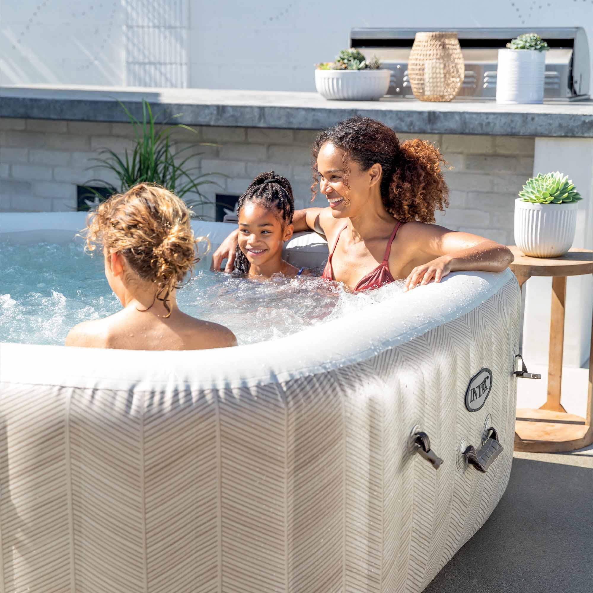 Spa gonflable Intex PureSpa Chevron 6 places 4/7
