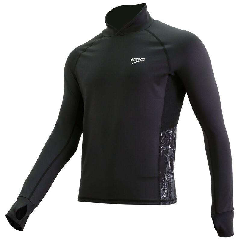 MAGLIA UOMO SPEEDO PROTECT+ FUNCTIONAL WATER ACTIVITY BLACK-UC