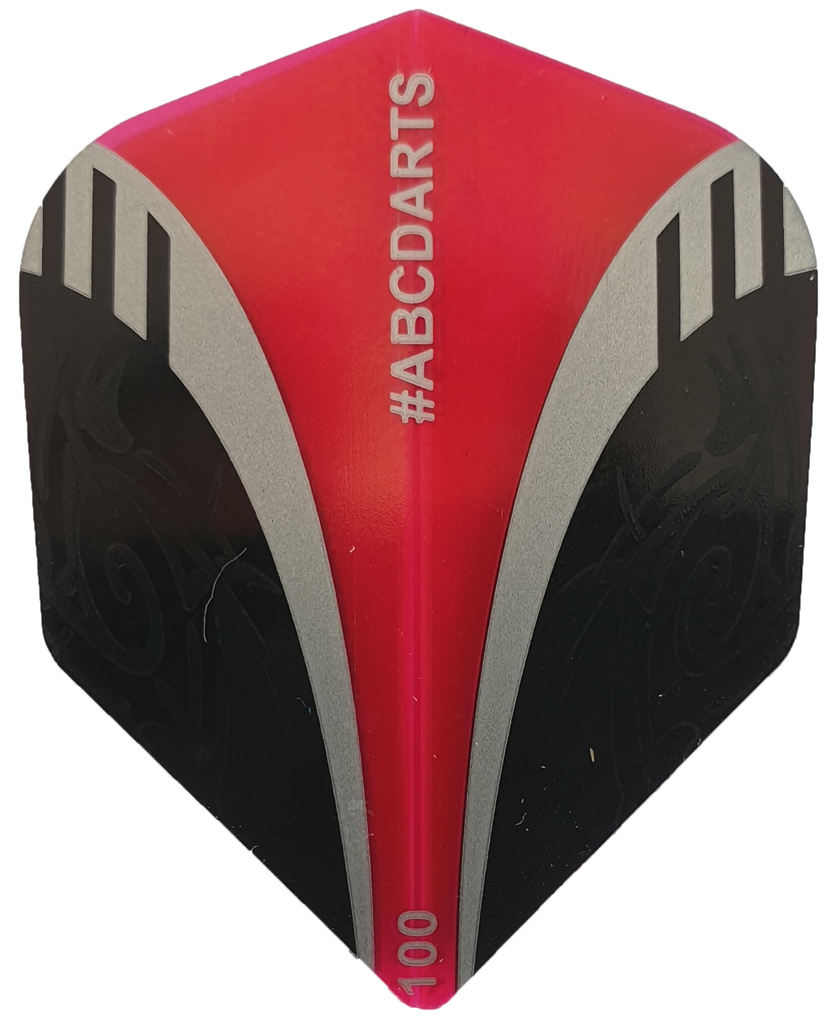 Dart Flights - Extra Stevig - Tribal Roze - 8 sets (24 stuks) 2/3