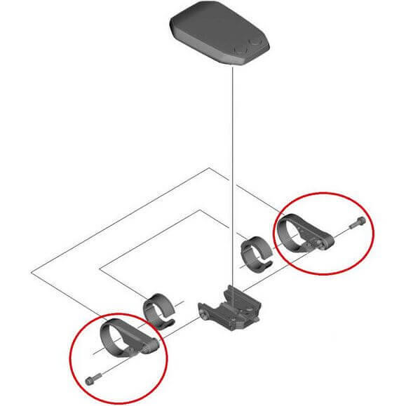 Étapes SC-E6010 Affichage du support gauche + noir droit