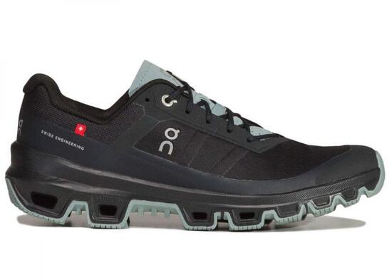 Trekking-Schuhe Frau On Running Cloudventure Schwarz