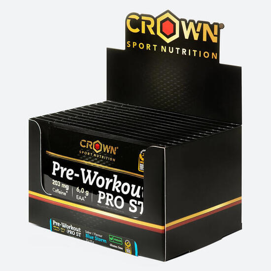 Caja de 24 sobres de pre-entreno 'Pre-Workout ST' de 15 g Cítrico