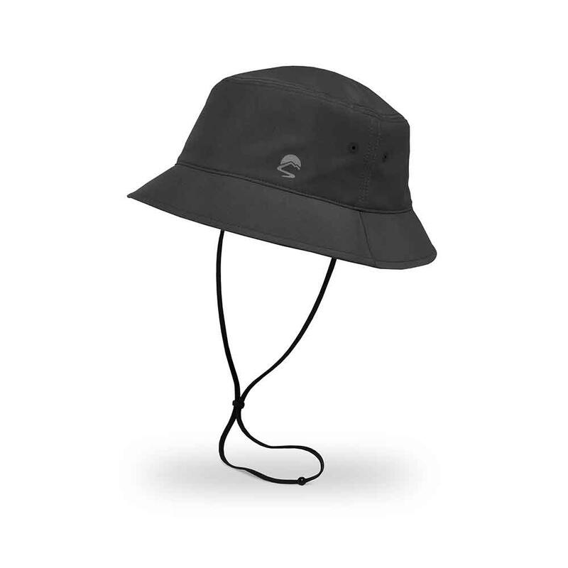 Sunward Bucket Adult Unisex Anti-UV Hiking Hat - Black