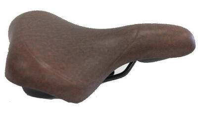 Fietszadel herz - bruin (zonder gel)