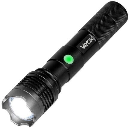 Handlampe Vayox VA0116, akkubetrieben, 800lm, USB-C