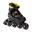 Playlife patins à roues alignées Joker hardboot 82A noir/jaune