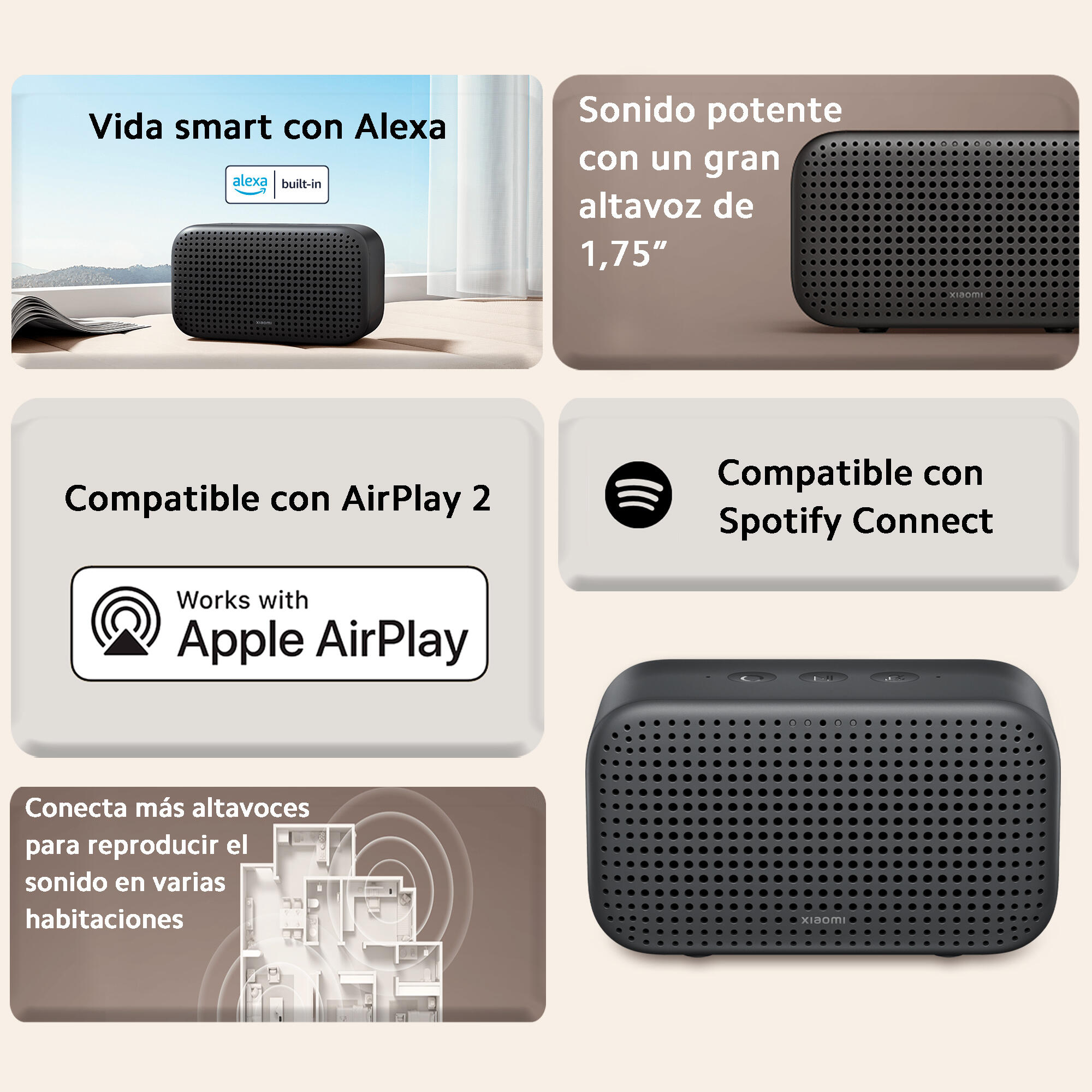 Haut-parleur portable Xiaomi 07G Bluetooth 2/7