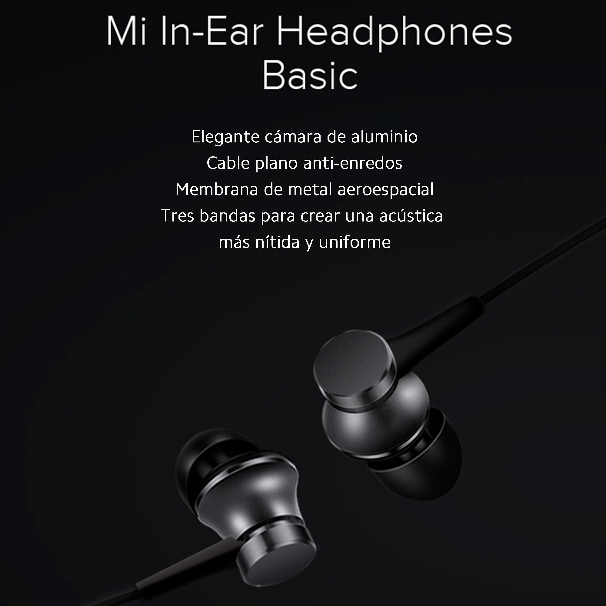 Mi écouteurs intra-auriculaires basic noir 2/6