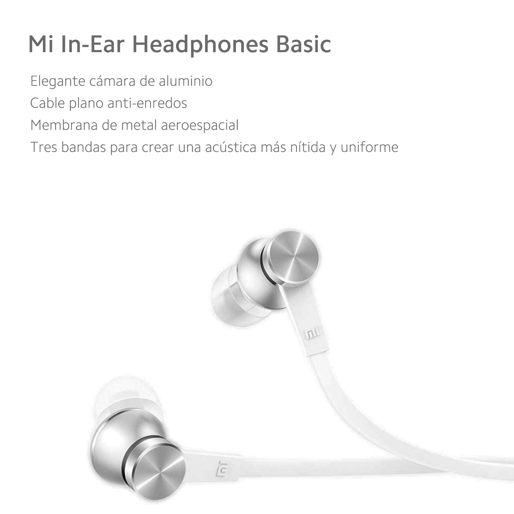 Mi écouteurs intra-auriculaires argent de base 2/7