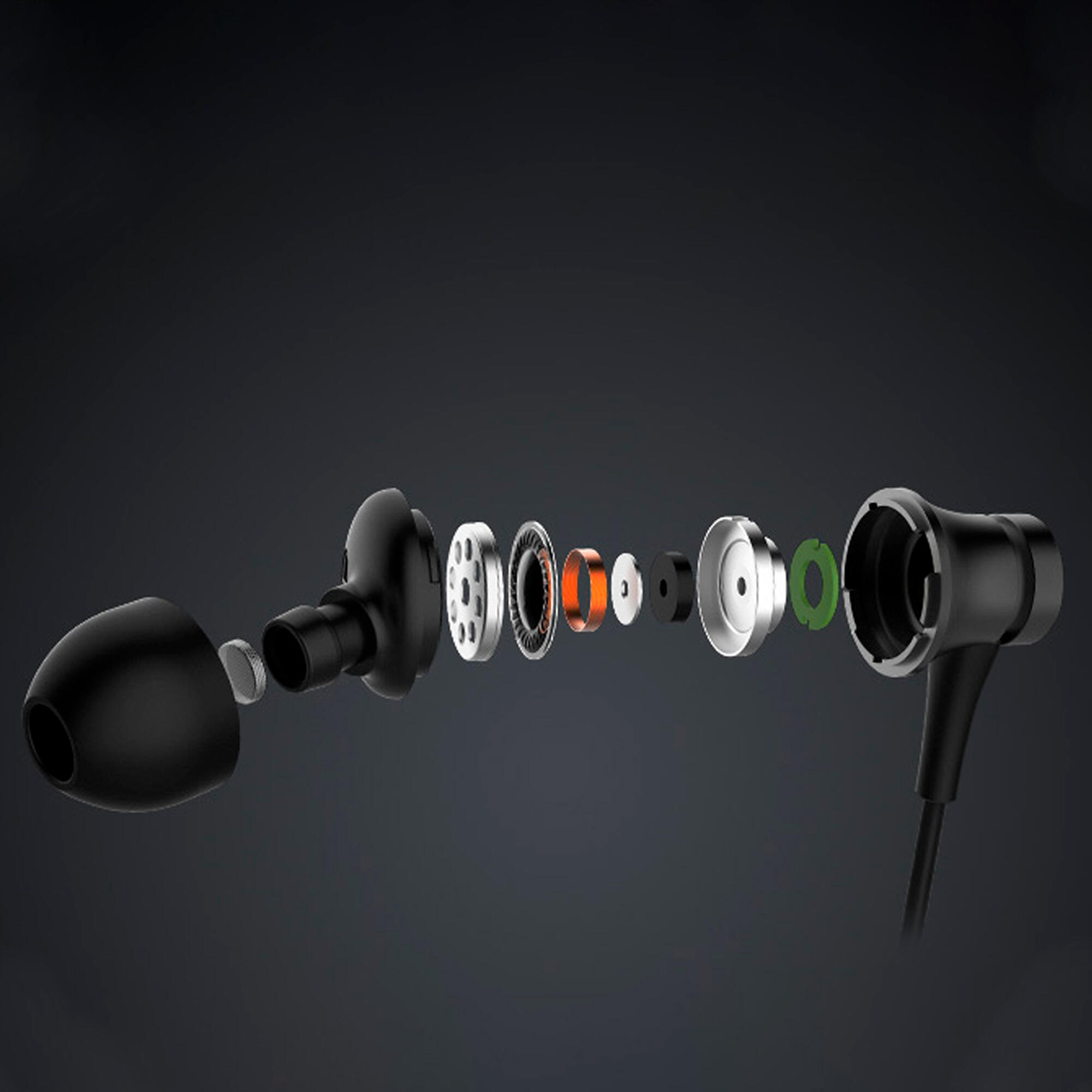 Mi écouteurs intra-auriculaires argent de base 3/7
