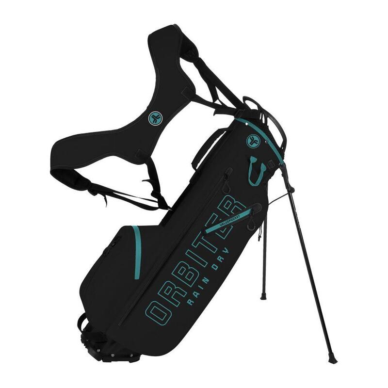 FASTFOLD Golftas  Orbiter 7.5I Rain Dry Standbag  Teal Zwart