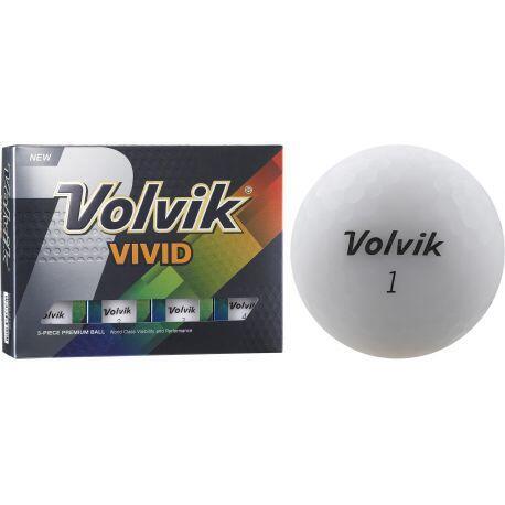 VOLVIK Balles De Golf  Vivid  Super  Blanc