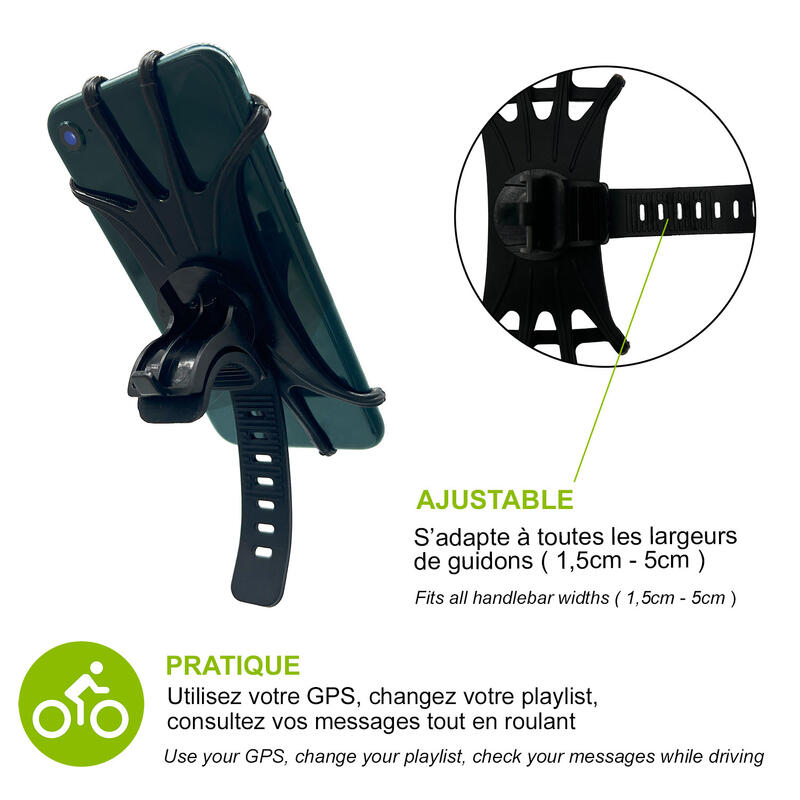 Bikesupport Support pour téléphone portable pour vélos