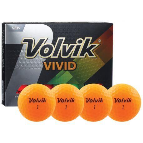 VOLVIK Balles De Golf  Vivid   Orange Clair