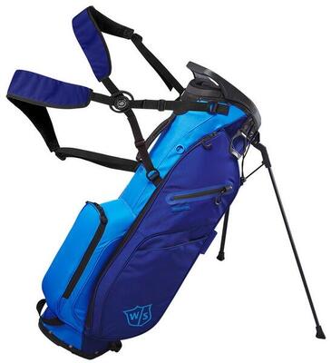 Wilson golftas standbag staff exo lite blauw