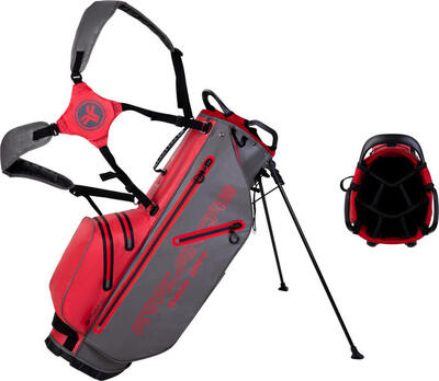 Fastfold avalanche waterdichte standbag red charcoal