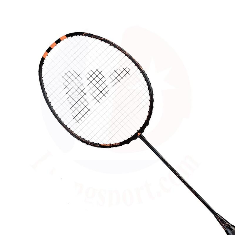 Spieler E AKTIV.1 Adult Badminton Racket with Racket Sack (G5 Strung) - Black