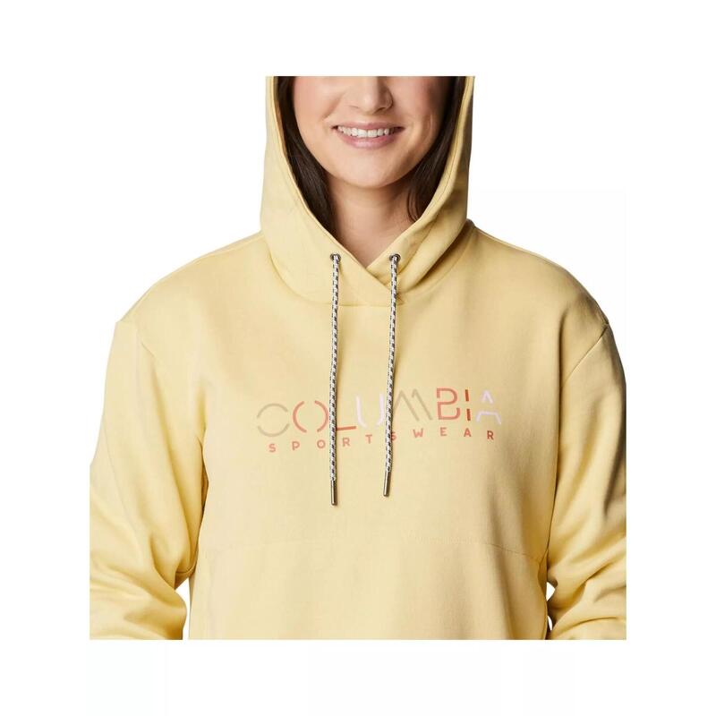Pulover cu gluga Columbia Lodge Hoodie femei